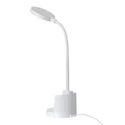 LUMINÁRIA DE MESA LED COM PORTA-CANETAS LE OFFICE - BRANCO - Foto 5