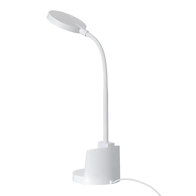 LUMINÁRIA DE MESA LED COM PORTA-CANETAS LE OFFICE - BRANCO - Foto 5