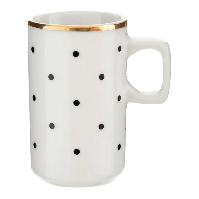 CANECA ESPRESSO 80 ML HIPFIX POINT - PRETO/OURO - Foto 1