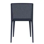 CADEIRA PARA ÁREA EXTERNA EMPILHÁVEL DOTS - ULTRAMARINE PROFUNDO - Foto 5
