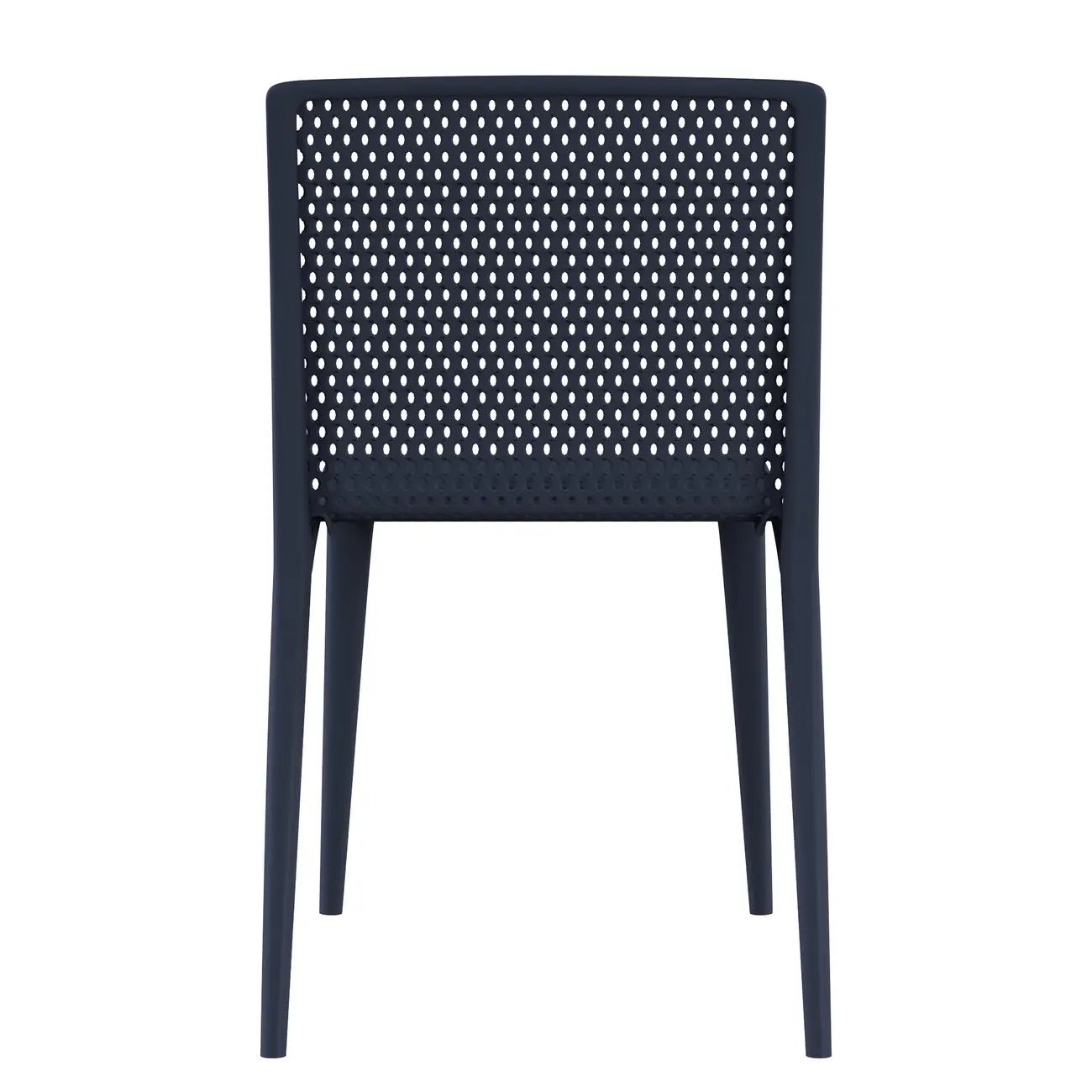 CADEIRA PARA ÁREA EXTERNA EMPILHÁVEL DOTS - ULTRAMARINE PROFUNDO - Foto 5
