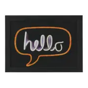KIT QUADROS C/2 HELLO/DIFFERENT - BRANCO - Foto 2