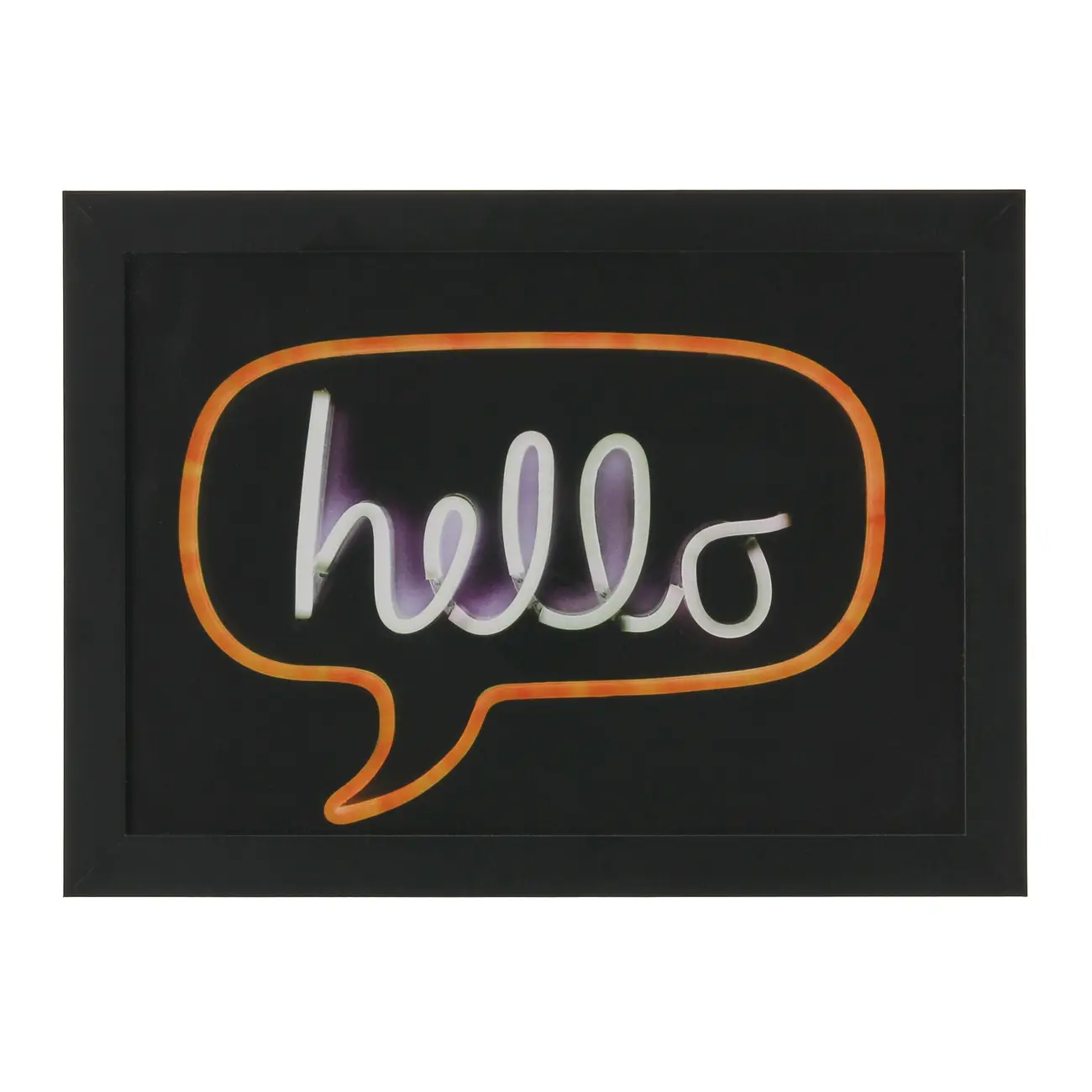 KIT QUADROS C/2 HELLO/DIFFERENT - BRANCO - Foto 2