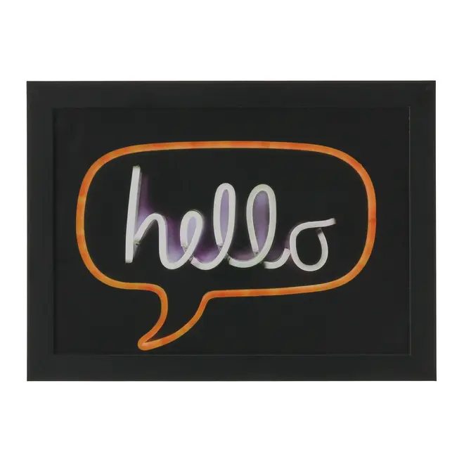 KIT QUADROS C/2 HELLO/DIFFERENT - BRANCO - Foto 2