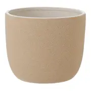 CACHEPÔ 22 CM SULCO - AREIA/OFF WHITE - Foto 1
