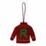 VERMELHO/MULTICOR - PINGENTE SUÉTER 10 CM SANTA ROCKS