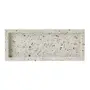 BANDEJA  25 CM X 10 CM TERRAZZO - BRANCO/KONKRET - Foto 3