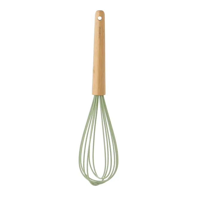 BATEDOR DE CLARAS 28 CM SILIBOO - BAMBU/SÁLVIA - Foto 1