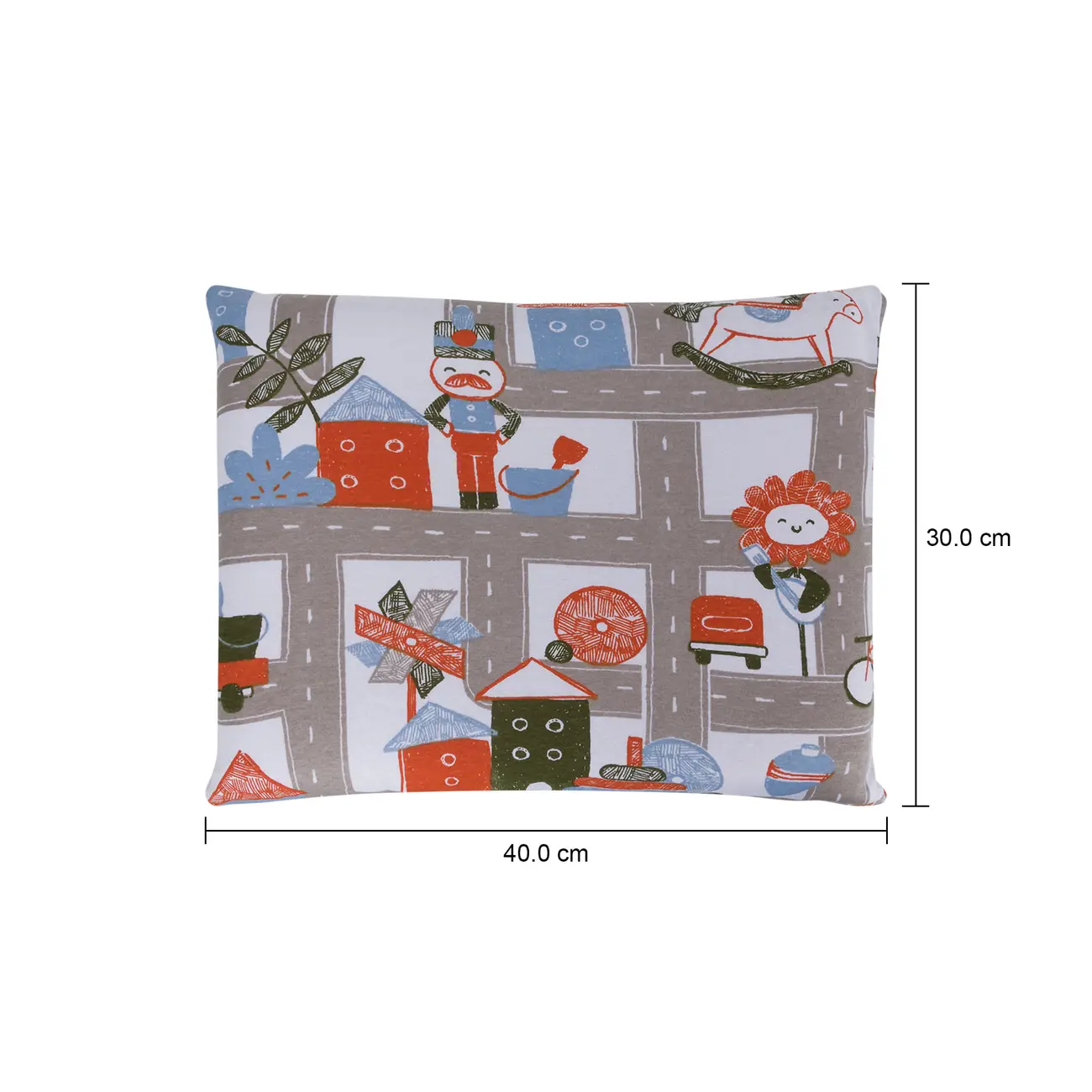 KIT FRONHA BEBÊ 30 CM X 40 CM COM 3 CRIAMUNDOS - CAMELO/MULTICOR - Foto 2