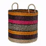 CESTO 45 CM X 35 CM X 35 CM BOLGATANGA - RELVA/MULTICOR - Foto 1