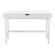 PENTEADEIRA COM ESPELHO 1,13 M X 55 CM REVEAL - BRANCO/PRATA - Foto 1