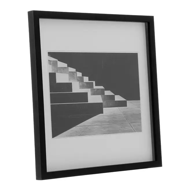 QUADRO 50 CM X 50 CM VANGLE III - PRETO/BRANCO - Foto 2