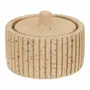 CAIXA DECORATIVA 11 CM X 11 CM X 8 CM HAZINA - BEGE - Foto 1