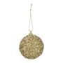 KIT PINGENTE BOLAS TEXTURA COM 6 PEÇAS NATAL ASTRAL - DOURADO - Foto 2