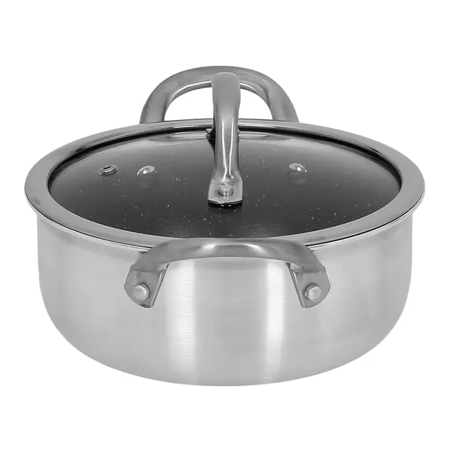 CAÇAROLA INDUÇÃO 20 CM PATELLAS - INOX/KONKRET - Foto 3
