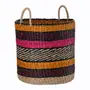 CESTO 45 CM X 35 CM X 35 CM BOLGATANGA - RELVA/MULTICOR - Foto 3