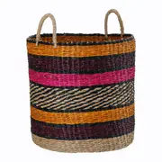 CESTO 45 CM X 35 CM X 35 CM BOLGATANGA - RELVA/MULTICOR - Foto 3