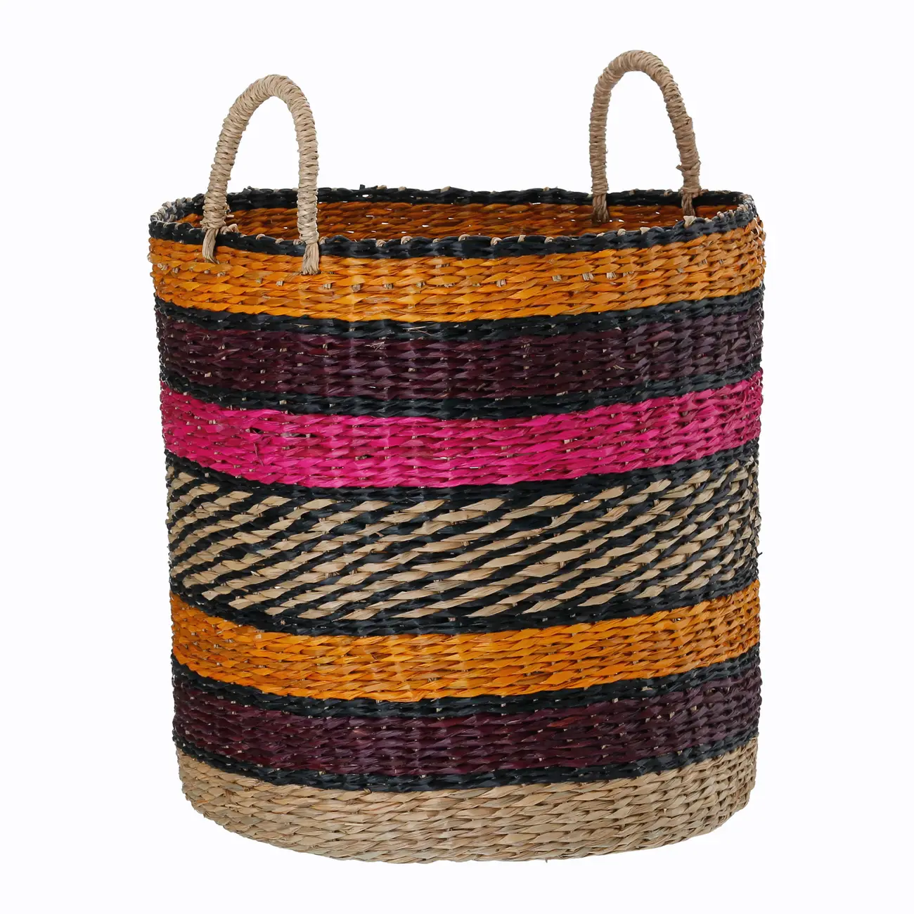 CESTO 45 CM X 35 CM X 35 CM BOLGATANGA - RELVA/MULTICOR - Foto 3