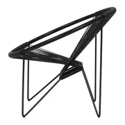 POLTRONA ESPAGUETE STRING - PRETO/PRETO - Foto 3