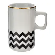 CANECA ZIG ESPRESSO 80 ML HIPFIX - PRETO/OURO - Foto 1