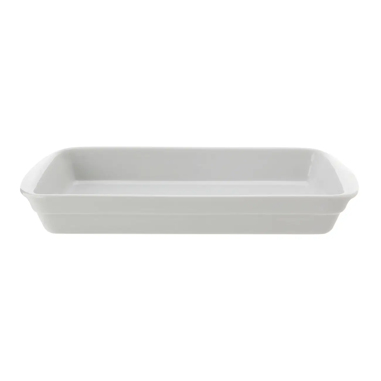 BAKE I TRAVESSA REFRAT. 31 CM X 18 CM - BRANCO - Foto 1