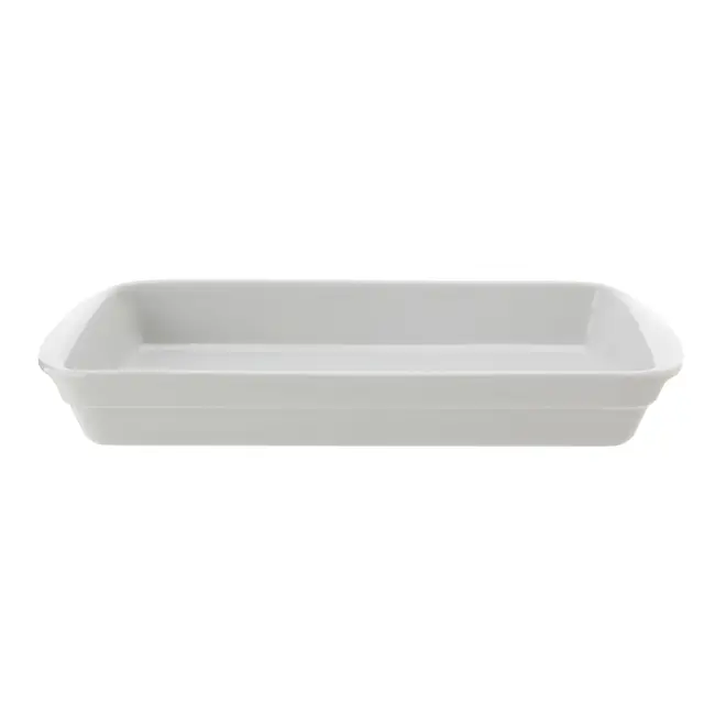 BAKE I TRAVESSA REFRAT. 31 CM X 18 CM - BRANCO - Foto 1