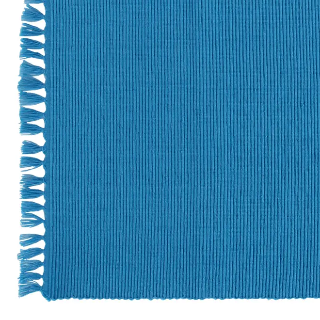 LUGAR AMERICANO TC 33 CM X 48 CM RIB TASSEL - AZUL HISTÓRICO - Foto 2
