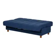 SOFÁ-CAMA 3 LUGARES DOUBLE DUTY - AZUL ESCURO - Foto 5