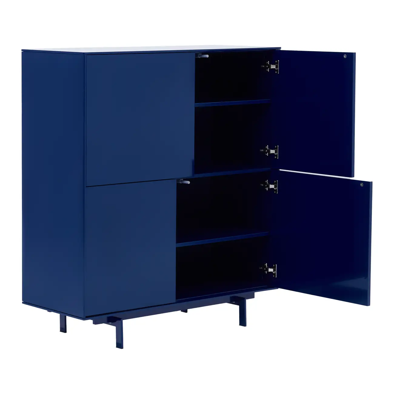 BUFFET 4 PORTAS 1,10 M X 45 CM MONOLITH - LAZULITE - Foto 4