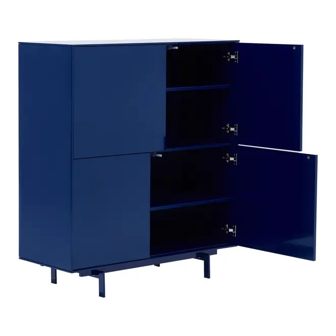 BUFFET 4 PORTAS 1,10 M X 45 CM MONOLITH - LAZULITE - Foto 4