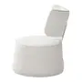 POLTRONA XEQUE - BOUCLÉ BRANCO - Foto 3