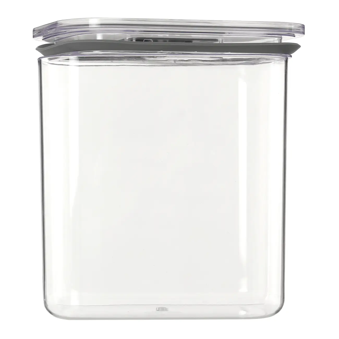 POTE HERMÉTICO RETANGULAR 1,5 L KEEP FRESH - INCOLOR/KONKRET - Foto 5