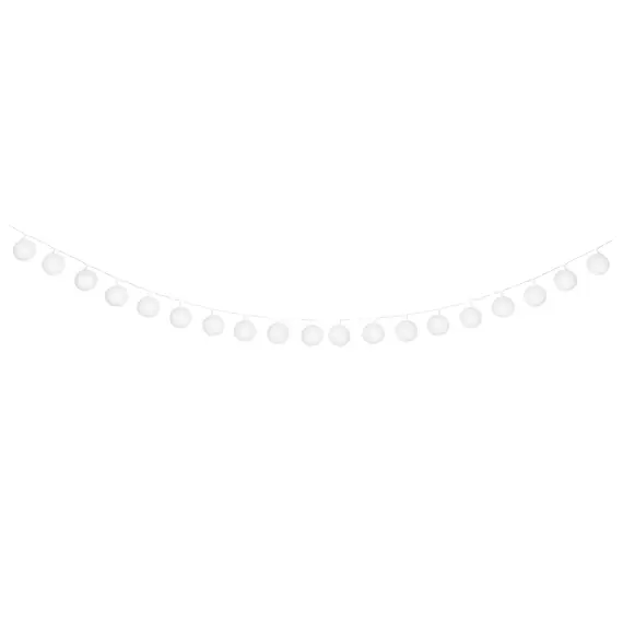 CORDÃO LUMINOSO 20 LEDS 127V COTTONLINE - BRANCO - Foto 3