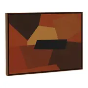 QUADRO 50 CM X 70 CM ELUNE - NOZES/TERRACOTA - Foto 2