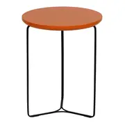 MESA LATERAL REDONDA 40 CM TRIQUET - PRETO/TERRACOTA - Foto 3