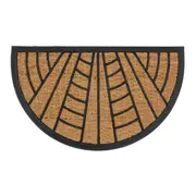 CAPACHO 45 CM X 75 CM GEOROYAL - NATURAL/PRETO - Foto 1