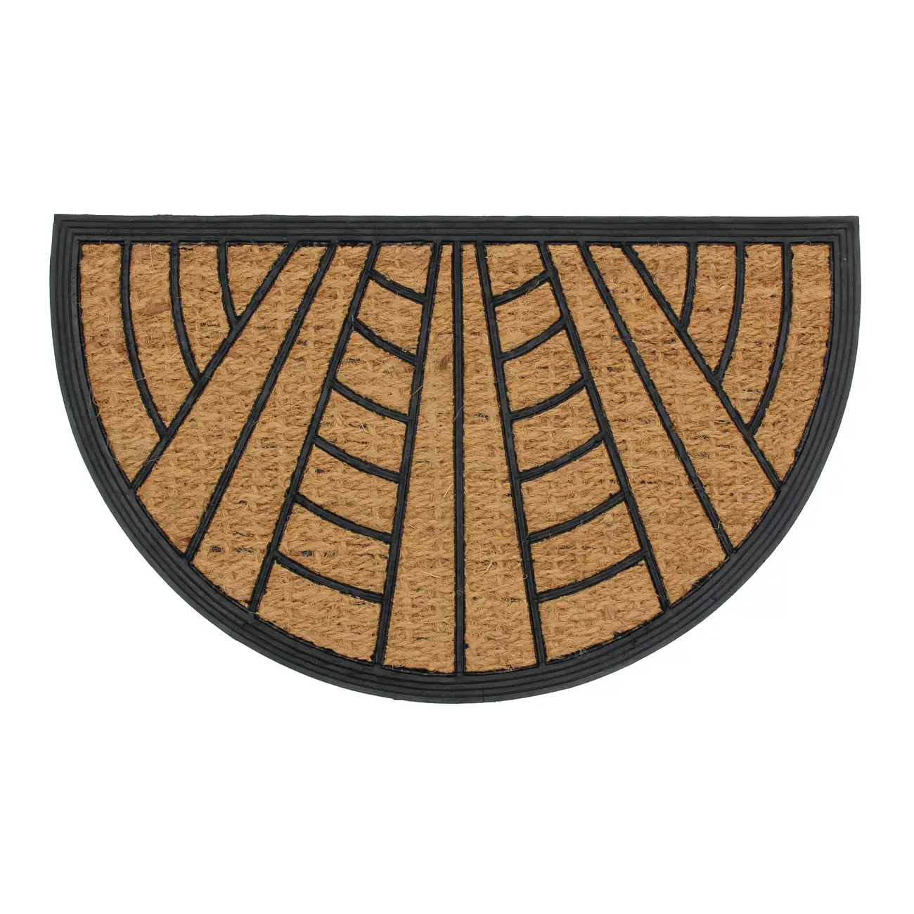 CAPACHO 45 CM X 75 CM GEOROYAL - NATURAL/PRETO - Foto 1
