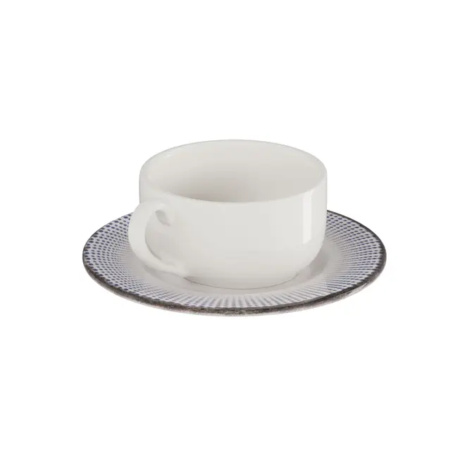 XÍCARA CAFÉ 50 ML SALINA I - BRANCO/AZUL - Foto 21