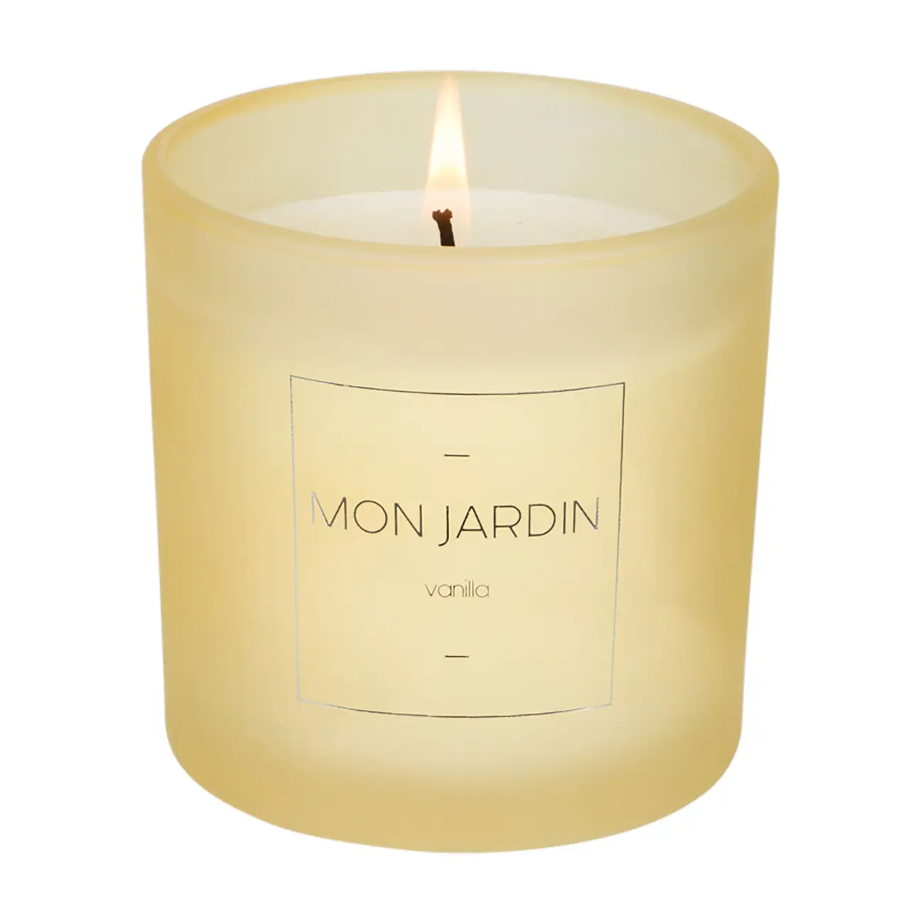 VELA PERFUMADA POTE VANILLA MON JARDIN - BEGE/BRANCO - Foto 3