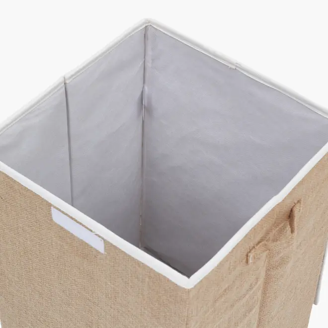 CESTO PARA ROUPA GUNNY - FIBRA NATURAL - Foto 10