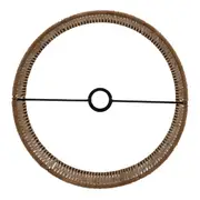 CÚPULA H JACUMÃ 25 CM X 35 CM - MARROM/MANJERICÃO - Foto 3
