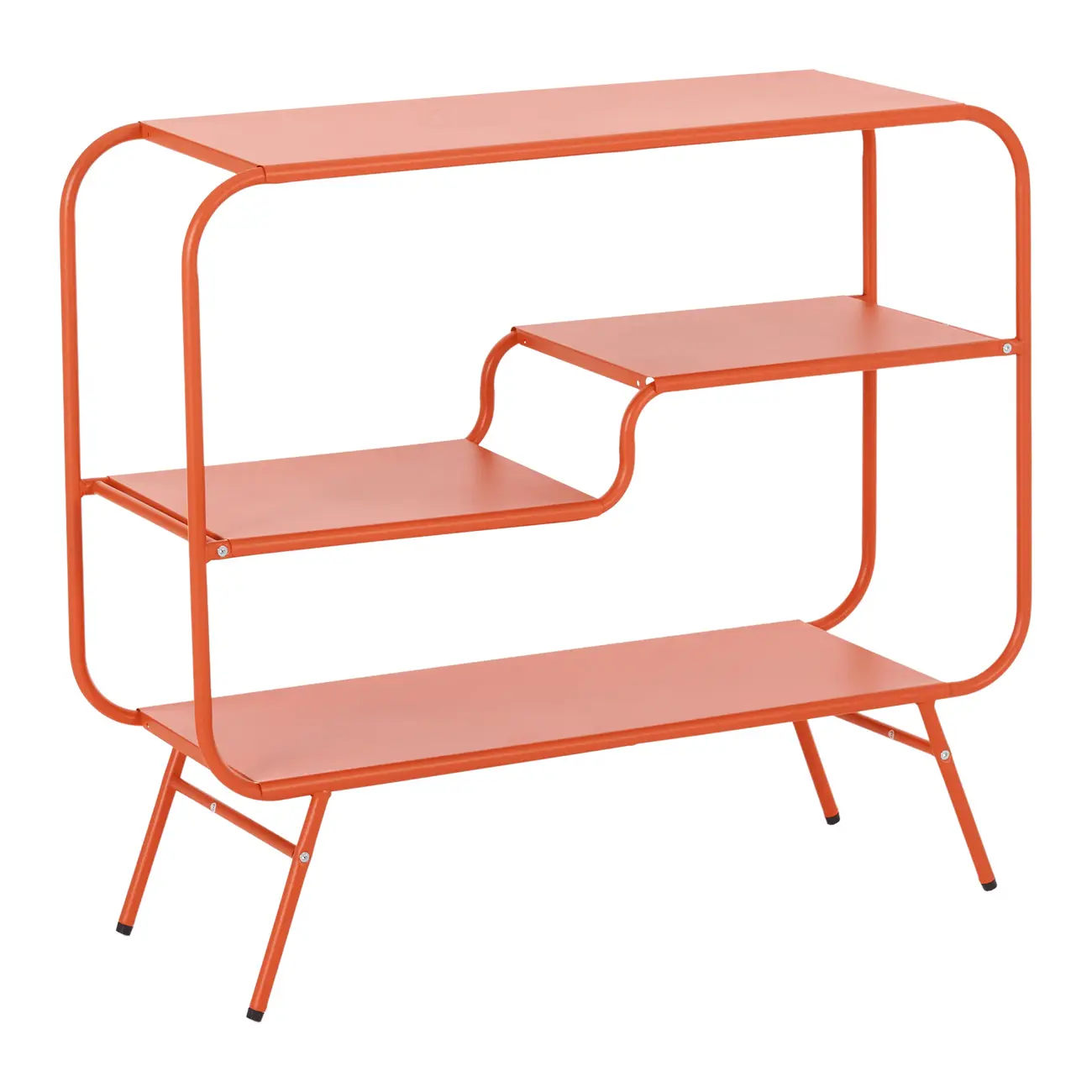 APARADOR 90 CM X 30 CM SERPENTINE - LARANJA LED - Foto 4