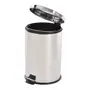 LIXEIRA 3 L MALDEN - INOX/PRETO - Foto 3