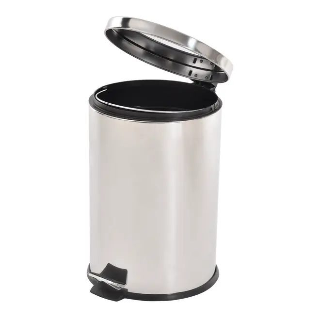 LIXEIRA 3 L MALDEN - INOX/PRETO - Foto 3