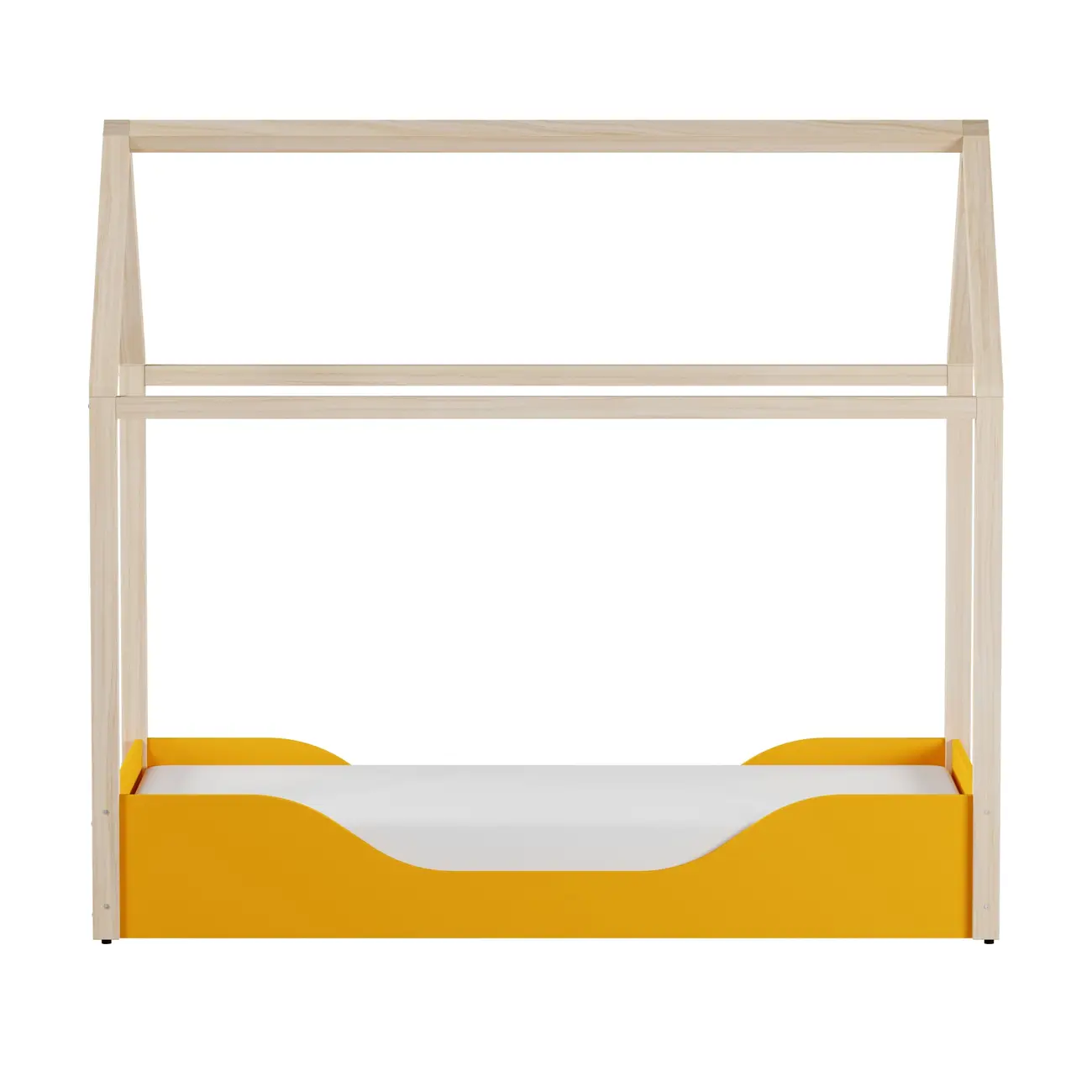 CAMA MONTESSORI JÚNIOR 78 CM PIN PLAY - BANANA/NATURAL WASHED - Foto 13