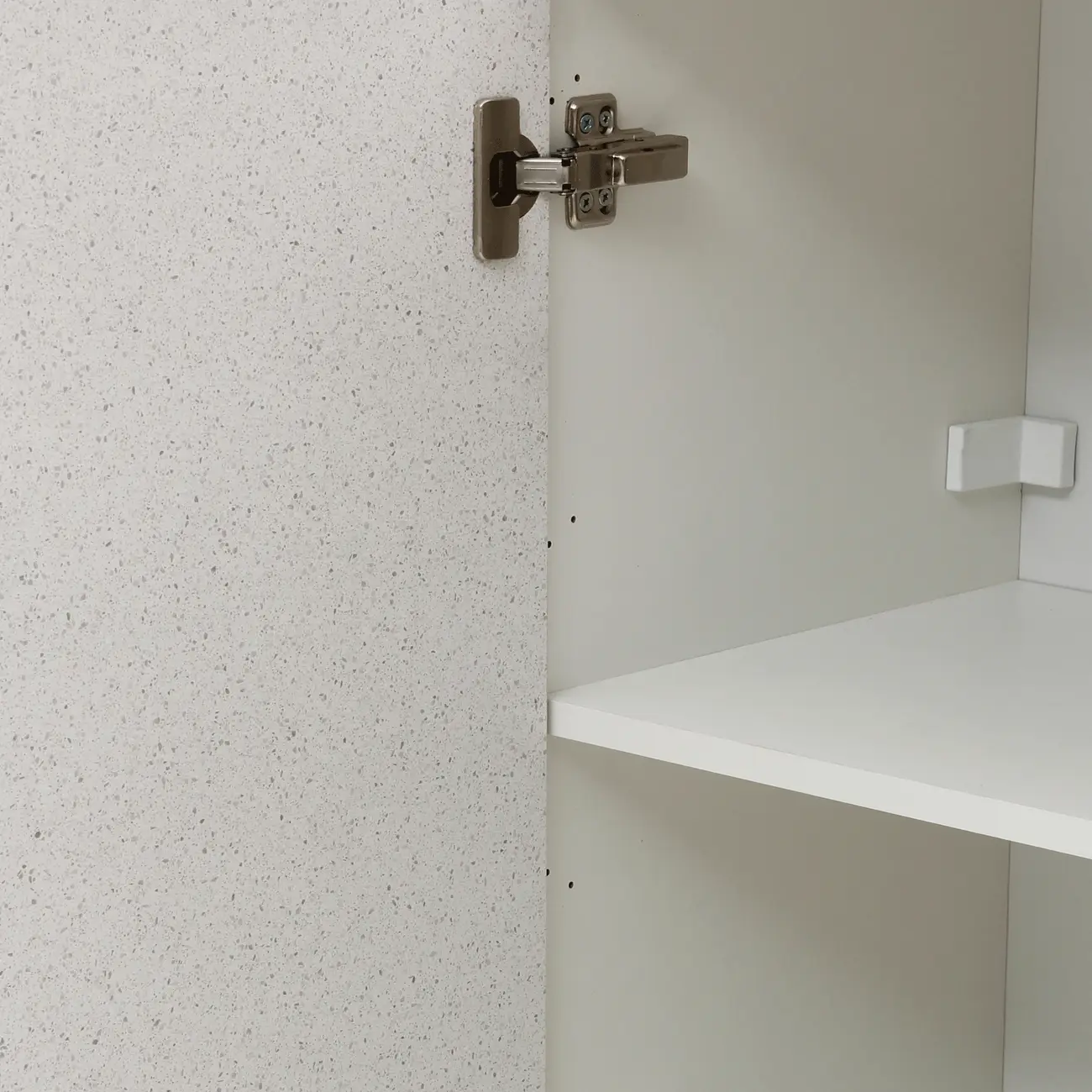 ARMÁRIO DE COZINHA AÉREO 1,20 M 3 PORTAS SLEEK - BRANCO/GRANILITE - Foto 7