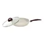 WOK INDUÇÃO 28 CM CERAMIC LIFE SMART PLUS - CREAM/MARROM - Foto 2