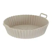 FÔRMA PARA FRITADEIRA REDONDA 21 CM EASY FRY - BEGE - Foto 4