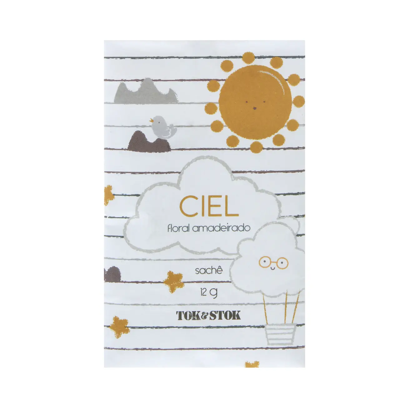 SACHÊ PERFUMADO FLORAL AMADEIRADO BEBÊ 12 G CIEL - CINZA/MULTICOR - Foto 1