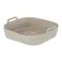 FÔRMA PARA FRITADEIRA 18 CM X 18 CM EASY FRY - BEGE - Foto 2